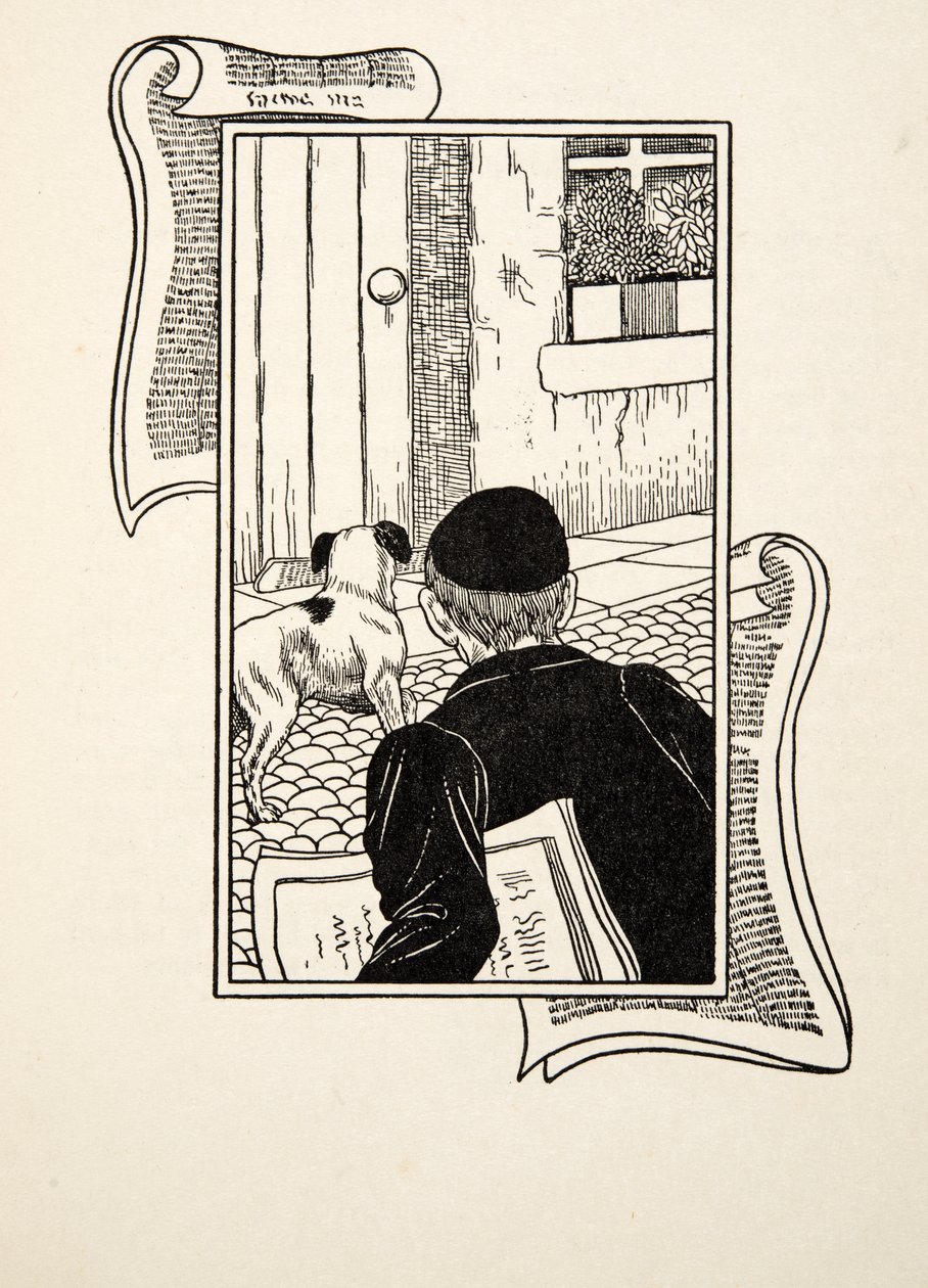 A Newsman Extraordinary, od Sto anekdot o zvířatech, hospoda. 1924 od Percy J. Billingshurst