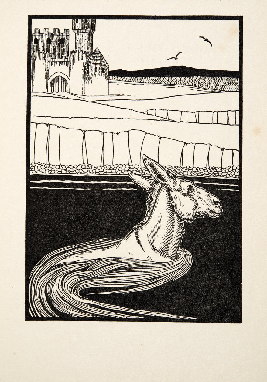An Ass Cast Away, od Sto anekdot o zvířatech, hospoda. 1924 od Percy J. Billingshurst