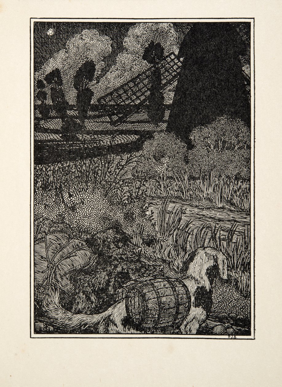 Psí pašeráci, ze Sto anekdot o zvířatech, hospoda. 1924 od Percy J. Billingshurst