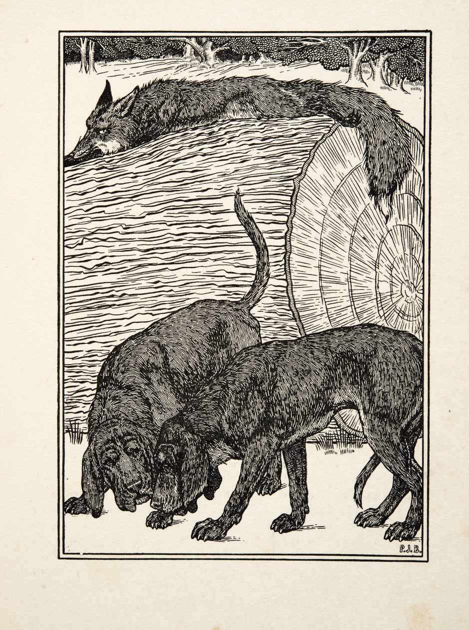 Mazaný jako liška, ze Sto anekdot o zvířatech, hospoda. 1924 od Percy J. Billingshurst