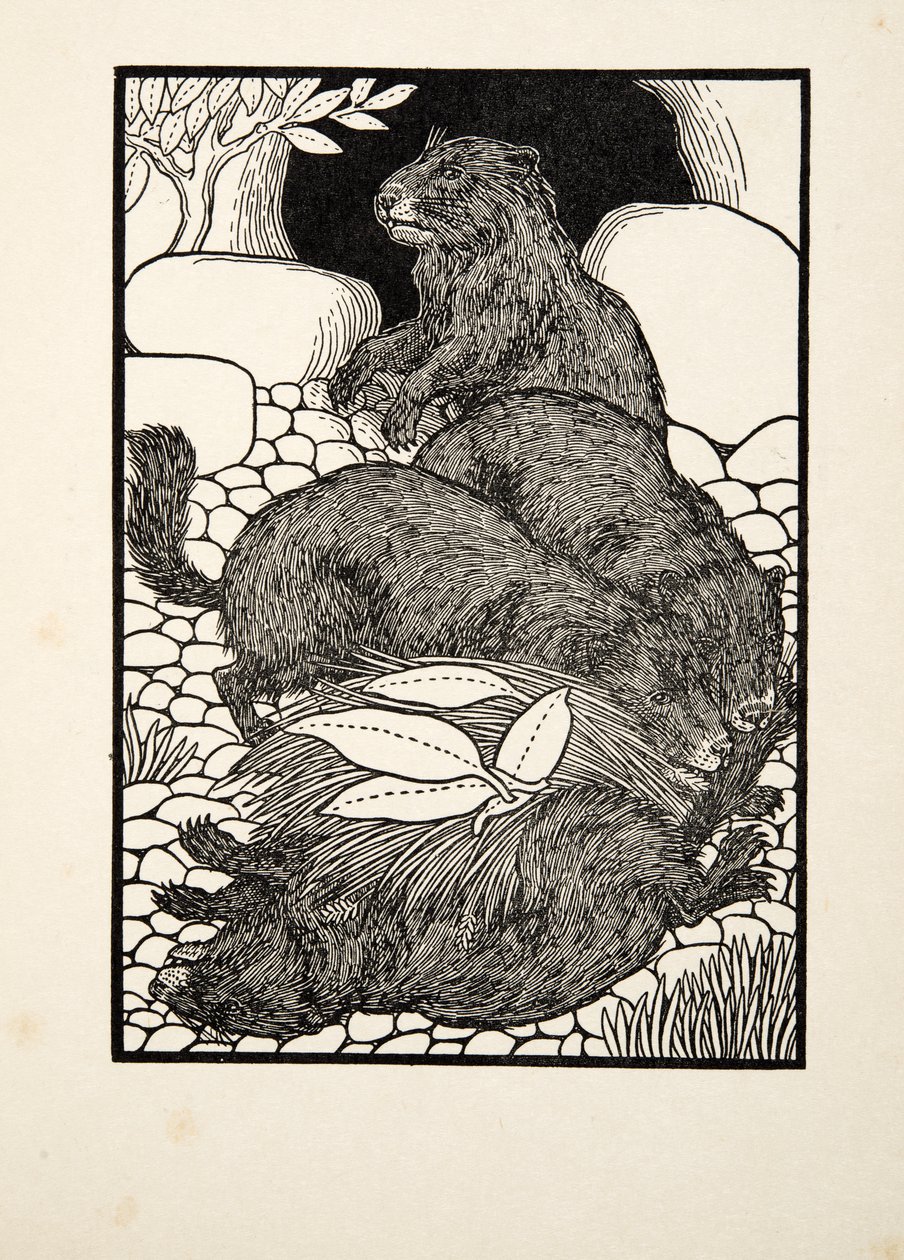Dělba práce, od Sto anekdot o zvířatech, nakl. 1924 od Percy J. Billingshurst