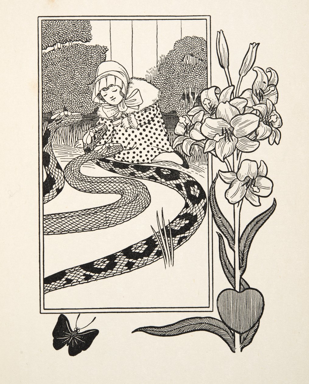 Kojenecká fascinace, ze Sto anekdot o zvířatech, hospoda. 1924 od Percy J. Billingshurst