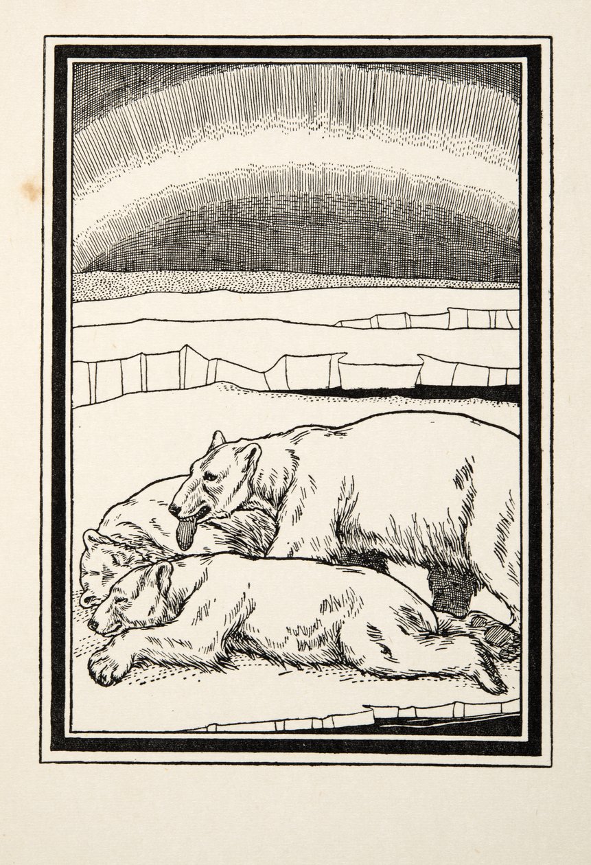 Mateřská náklonnost, od Sto anekdot o zvířatech, pub. 1924 od Percy J. Billingshurst