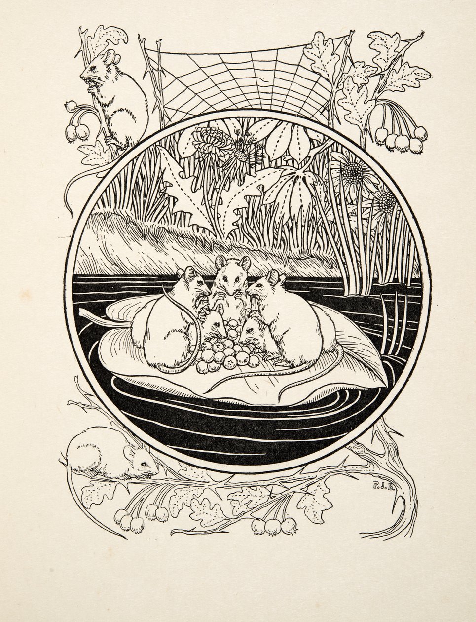 Myši jako navigátoři, ze Sto anekdot o zvířatech, pub. 1924 od Percy J. Billingshurst