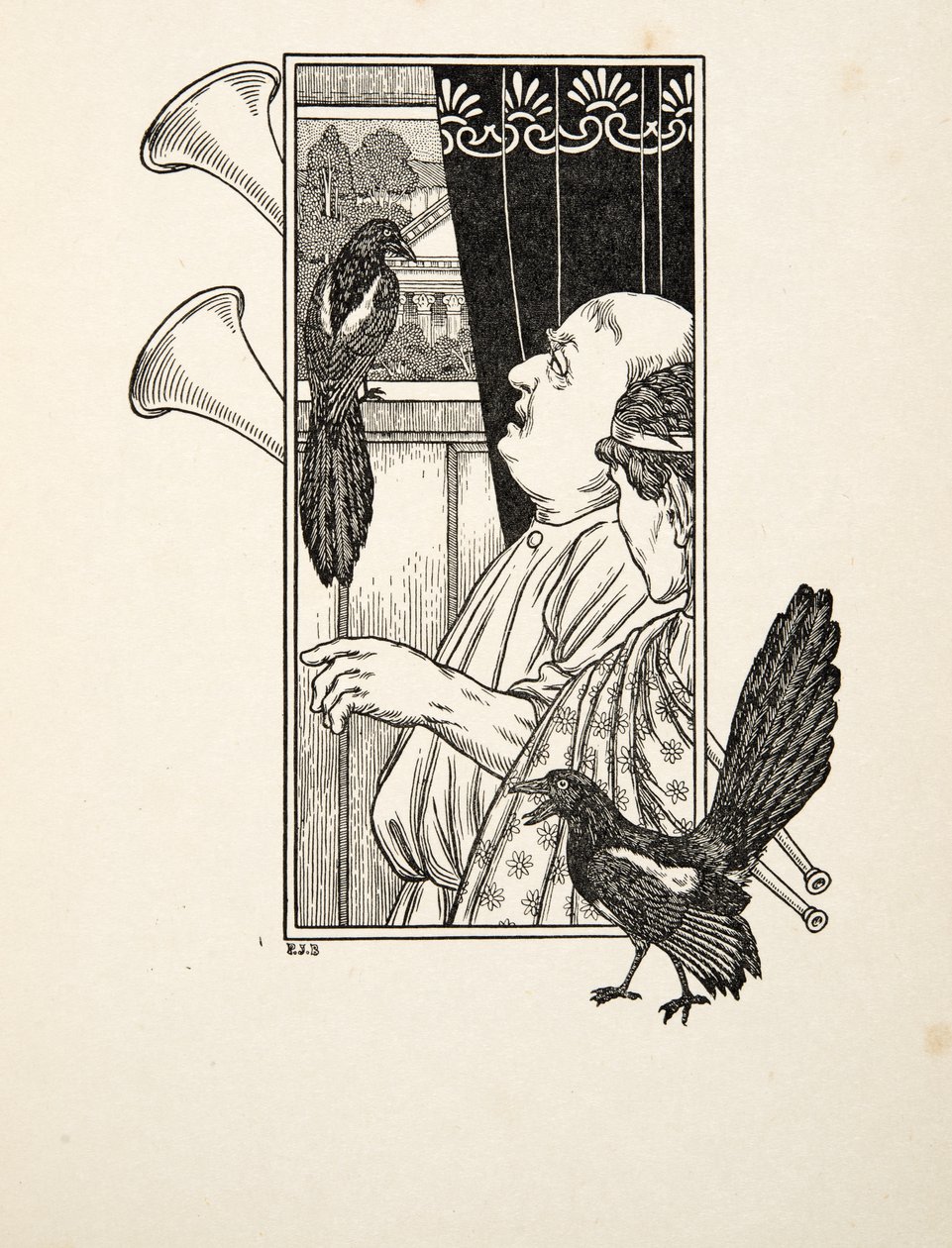 Studium, od Sto anekdot o zvířatech, pub. 1924 od Percy J. Billingshurst