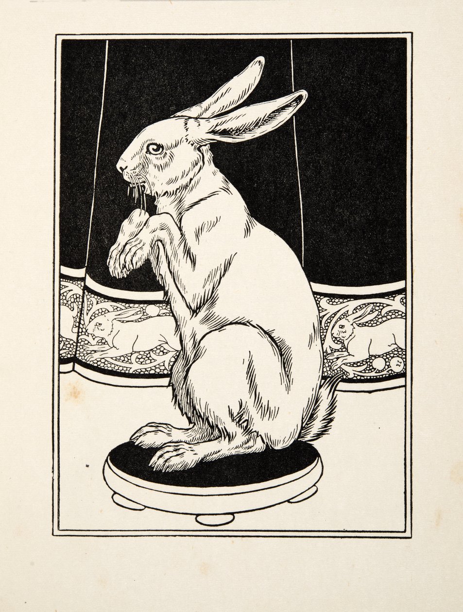 Krotí zajíci, ze Sto anekdot o zvířatech, hospoda. 1924 od Percy J. Billingshurst