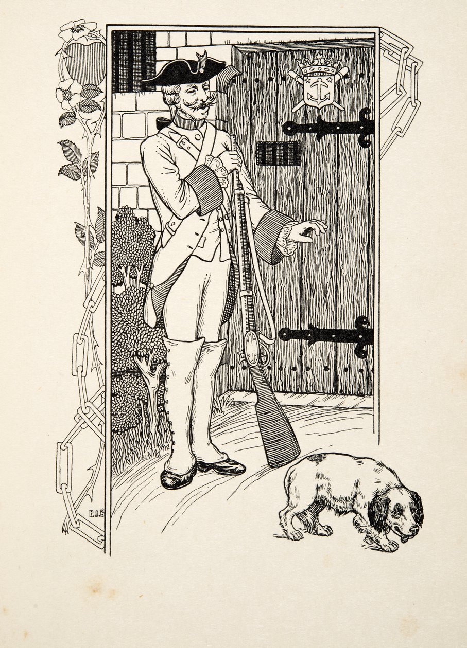 Zlomené srdce, ze Sto anekdot o zvířatech, hospoda. 1924 od Percy J. Billingshurst