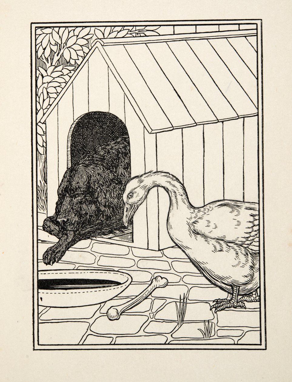 Pes a husa, ze Sto anekdot o zvířatech, hospoda. 1924 od Percy J. Billingshurst