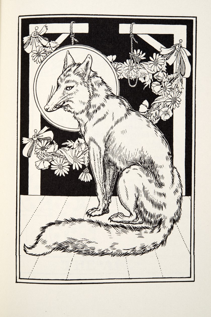 The Fox, z Fontaine Fables, hospoda. 1905 od Percy J. Billingshurst
