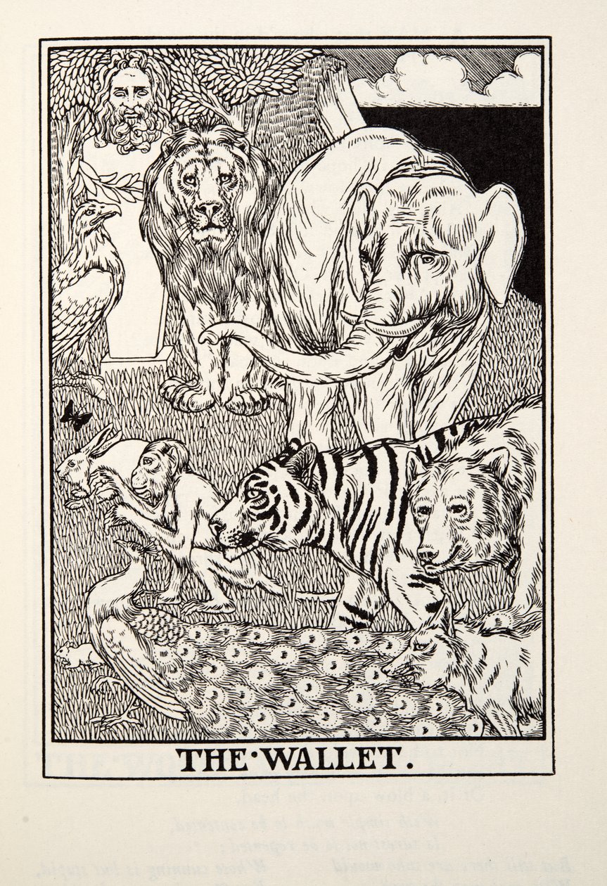 The Wallet, od Fontaine Fables, hospoda. 1905 od Percy J. Billingshurst
