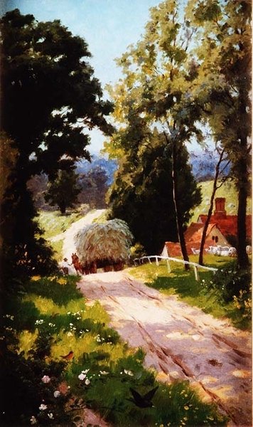 Vozík na seno od Percy Tarrant