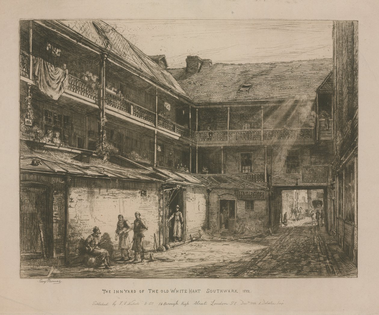 The Old White Hart, Southwark od Percy Thomas