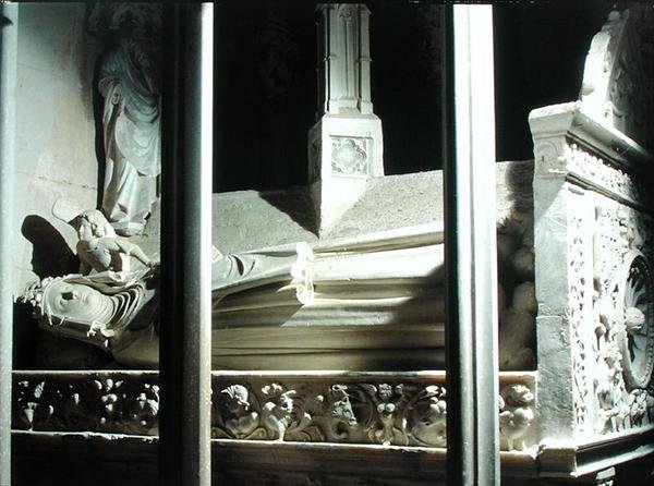 Hrob Blanche z Anjou, manželky Jakuba II. Aragonského (1264-1327) od Pere de Bonhull Pere de Bonhull