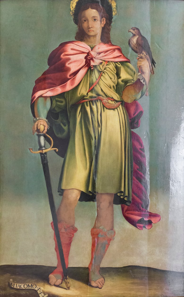 Svatý Julián špitální od Perino del (1501 47) Vaga