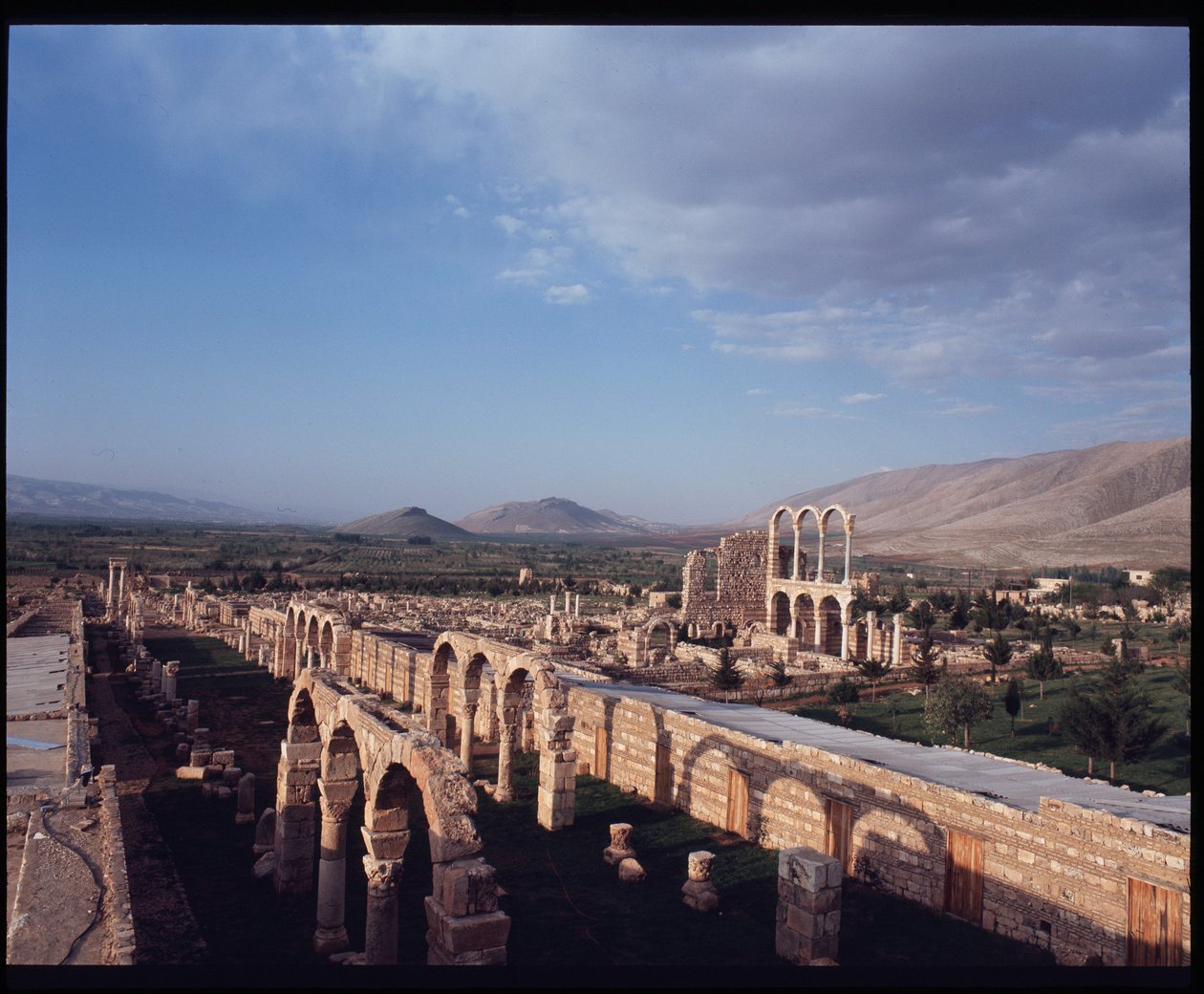 Pohled na město Anjar, 705-710 od Period Umayyad