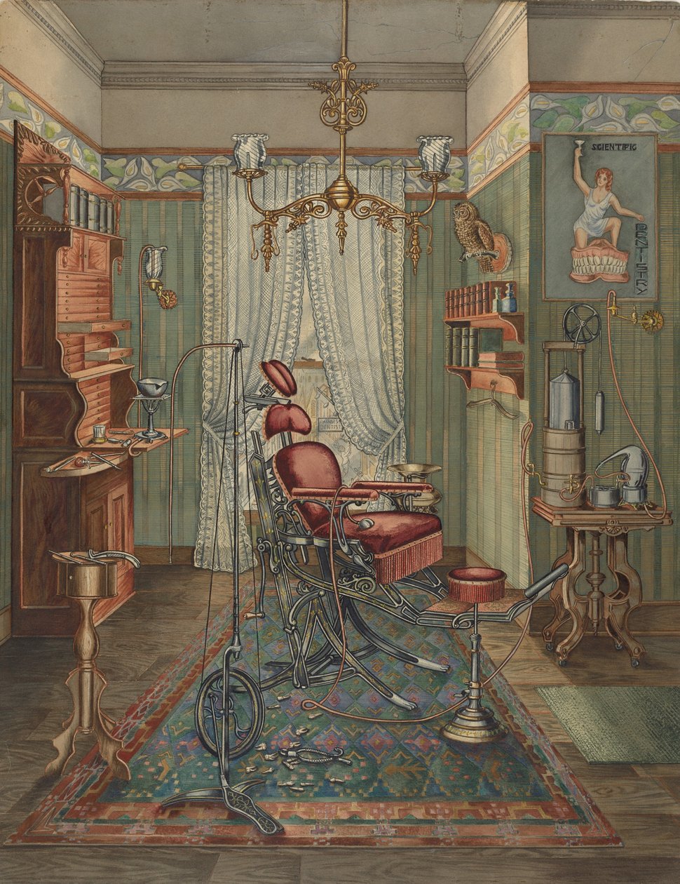 Operační sál zubního lékaře, 19351942. od Perkins Harnly