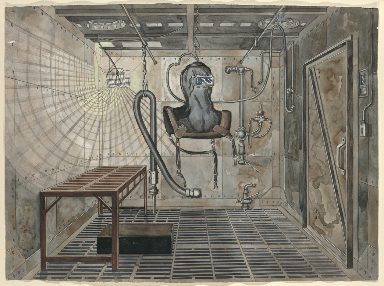 Vnitřní pískovací komora, 1935, c. 1947. od Perkins Harnly