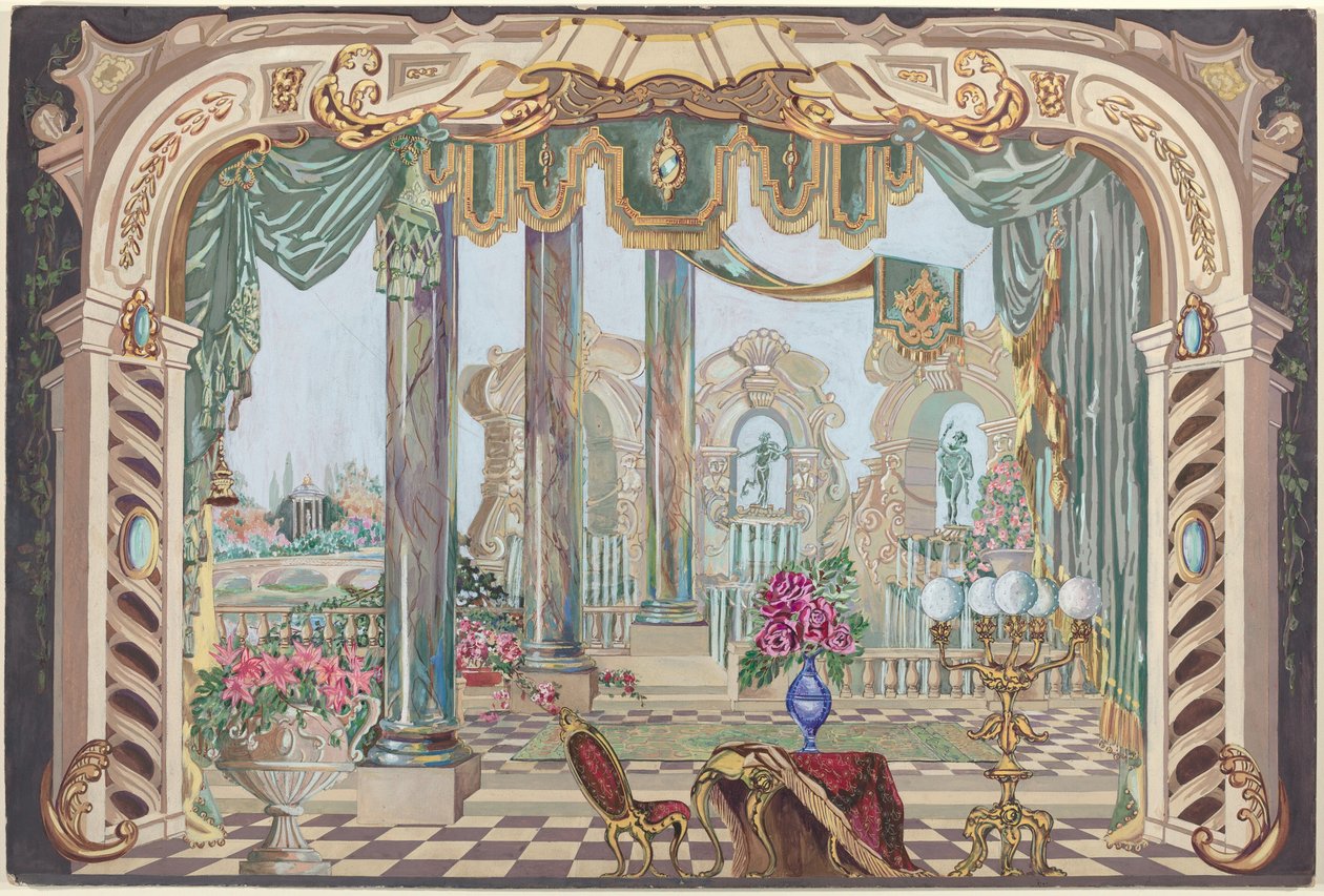 Jevištní pozadí, 19351942. od Perkins Harnly