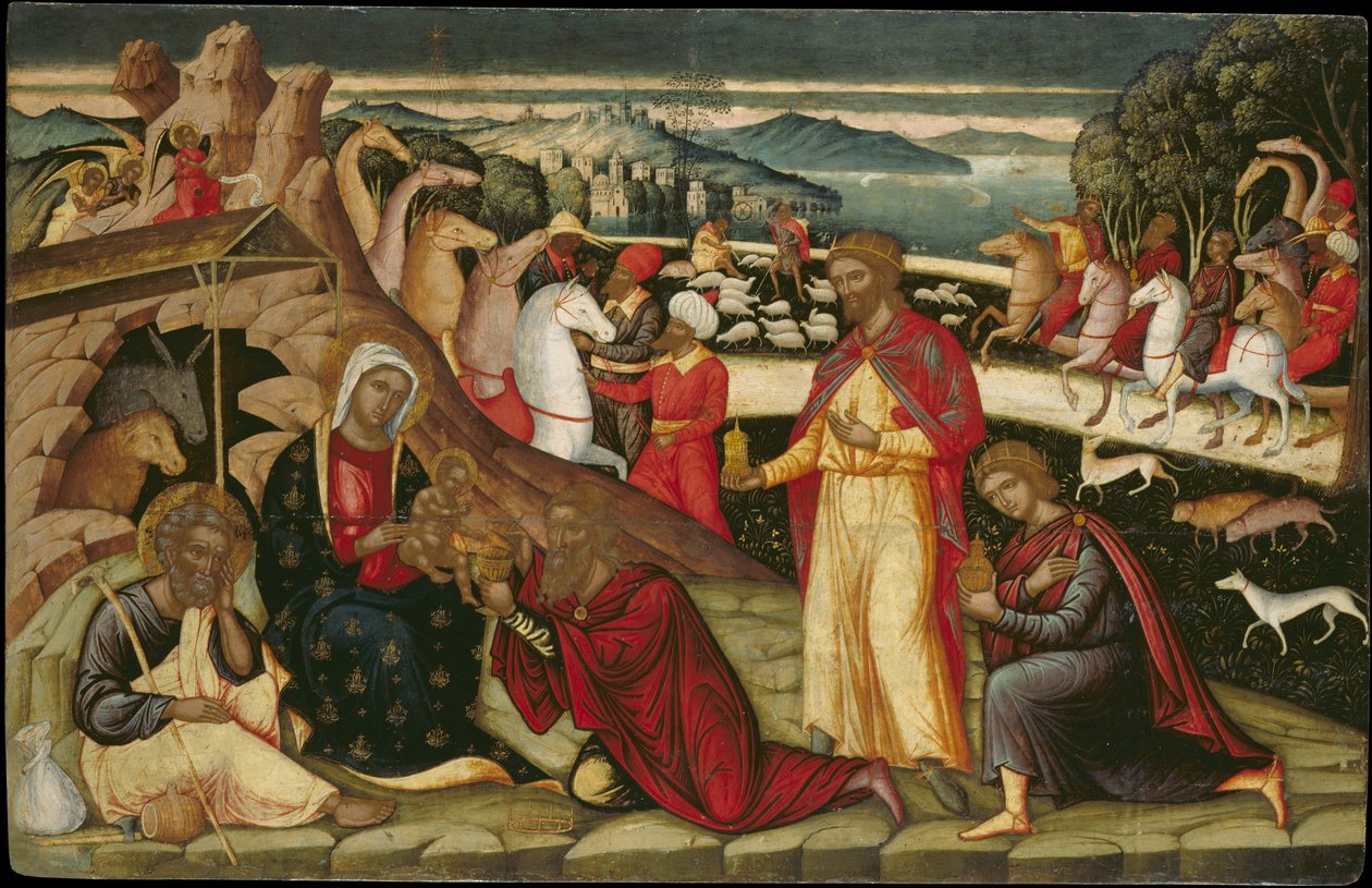Klanění tří králů, c. 1525 od Permeniatis Ioannis
