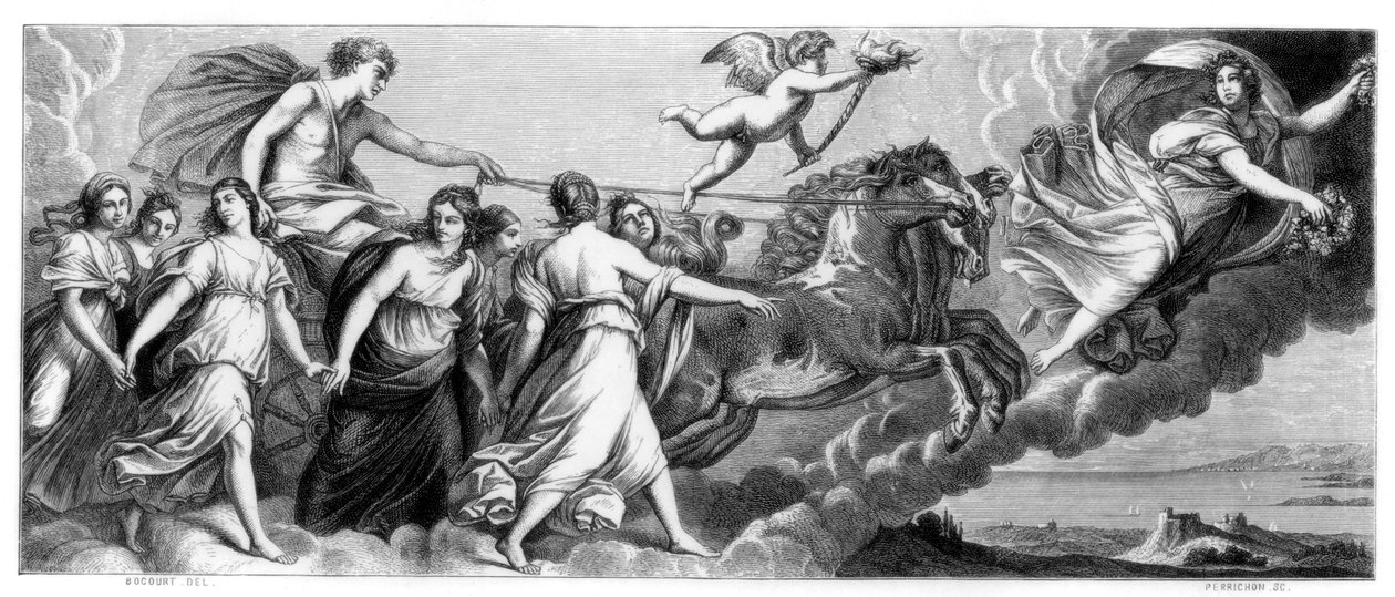 Úsvit Aurory, 1613-1614 1870 od Perrichon