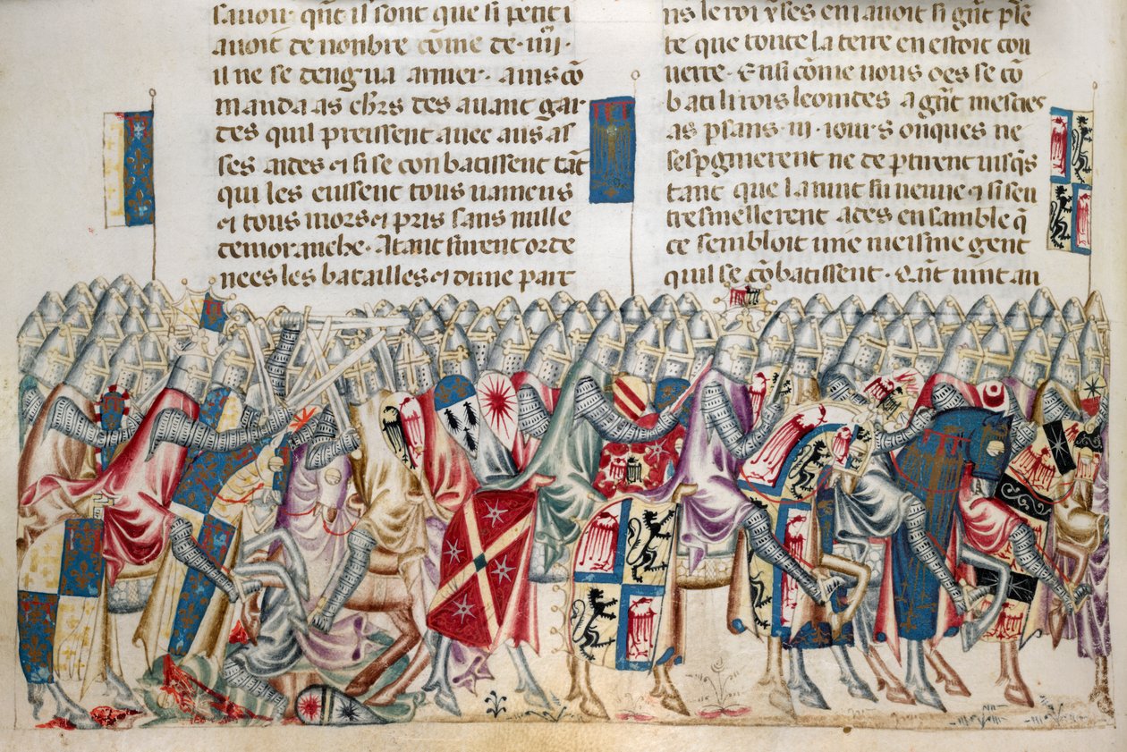 Royal 20 D. I f.221v Expedition of Xerces, ilustrace z 