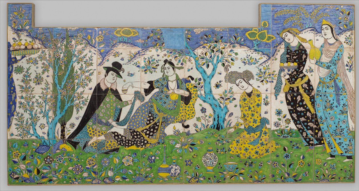 Zahradní slet, 1640-50 od Persian School