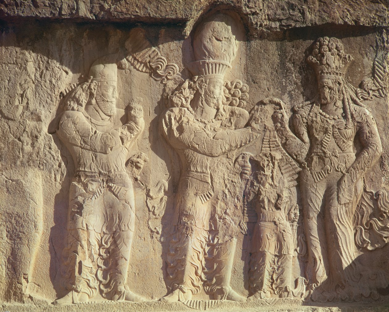 Investiture of Narses bohyní Anahitou, Sasanian, 226-651 n.l. od Persian School