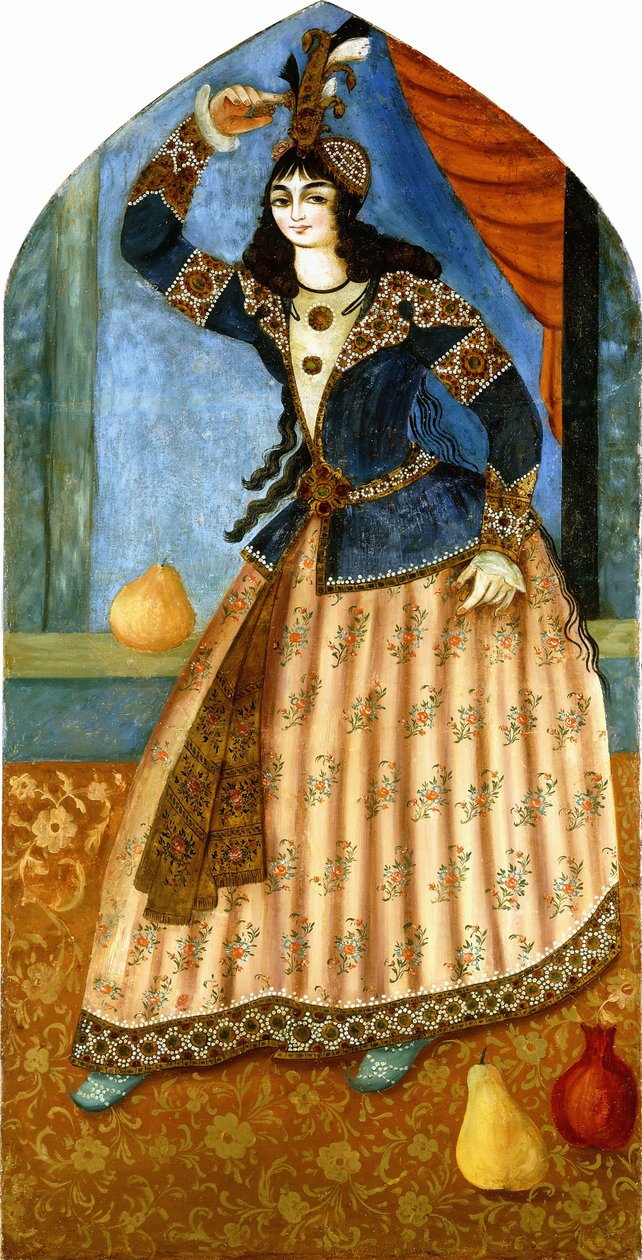 Tančící dívka, kolem 1850-1900 od Persian School