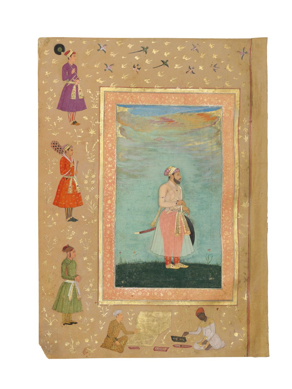 Mughalský princ, pravděpodobně Shah Shuja, c.1645-50 od Persian School