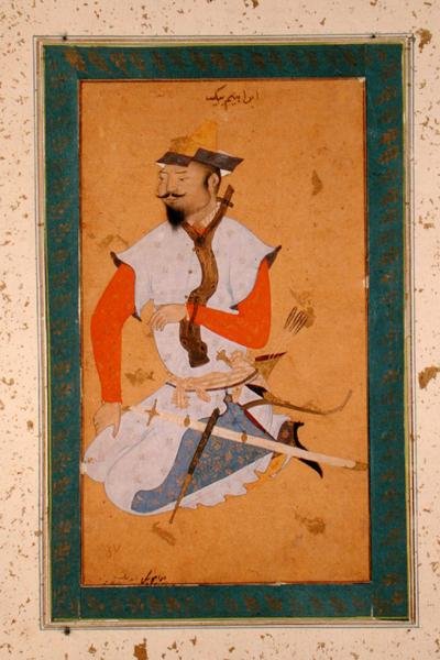 Turkomanský zajatec Mughalů, z Velkého alba Clivea od Persian School