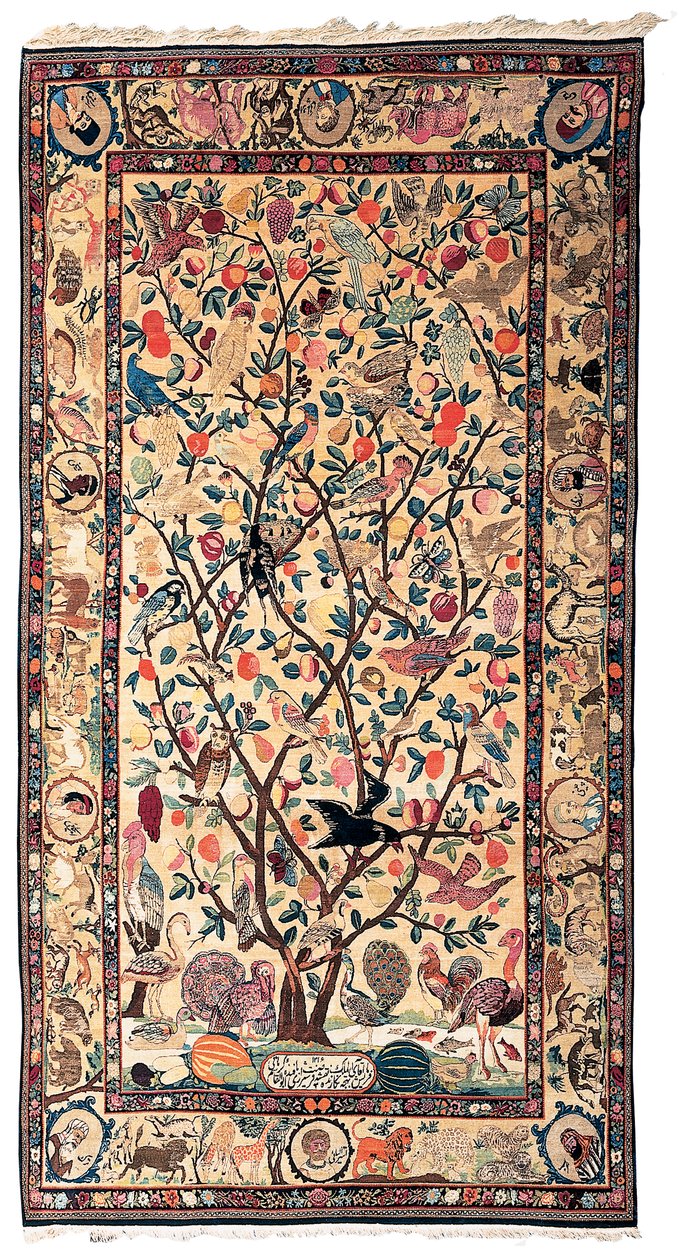 Jemný koberec Kirman, 1898-99 od Persian School