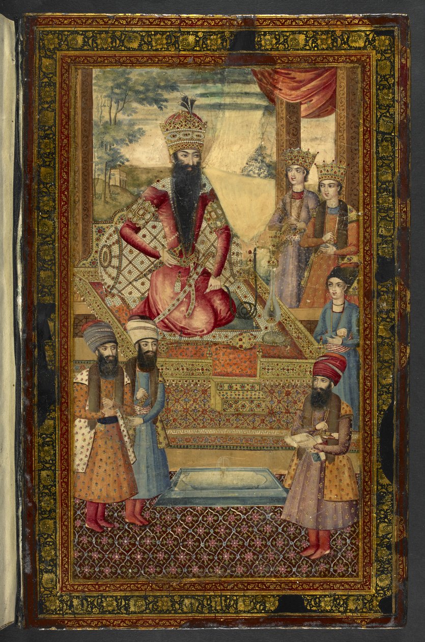 IO Islamic 3558 Portrét Fath-Ali Shah Qajar, 