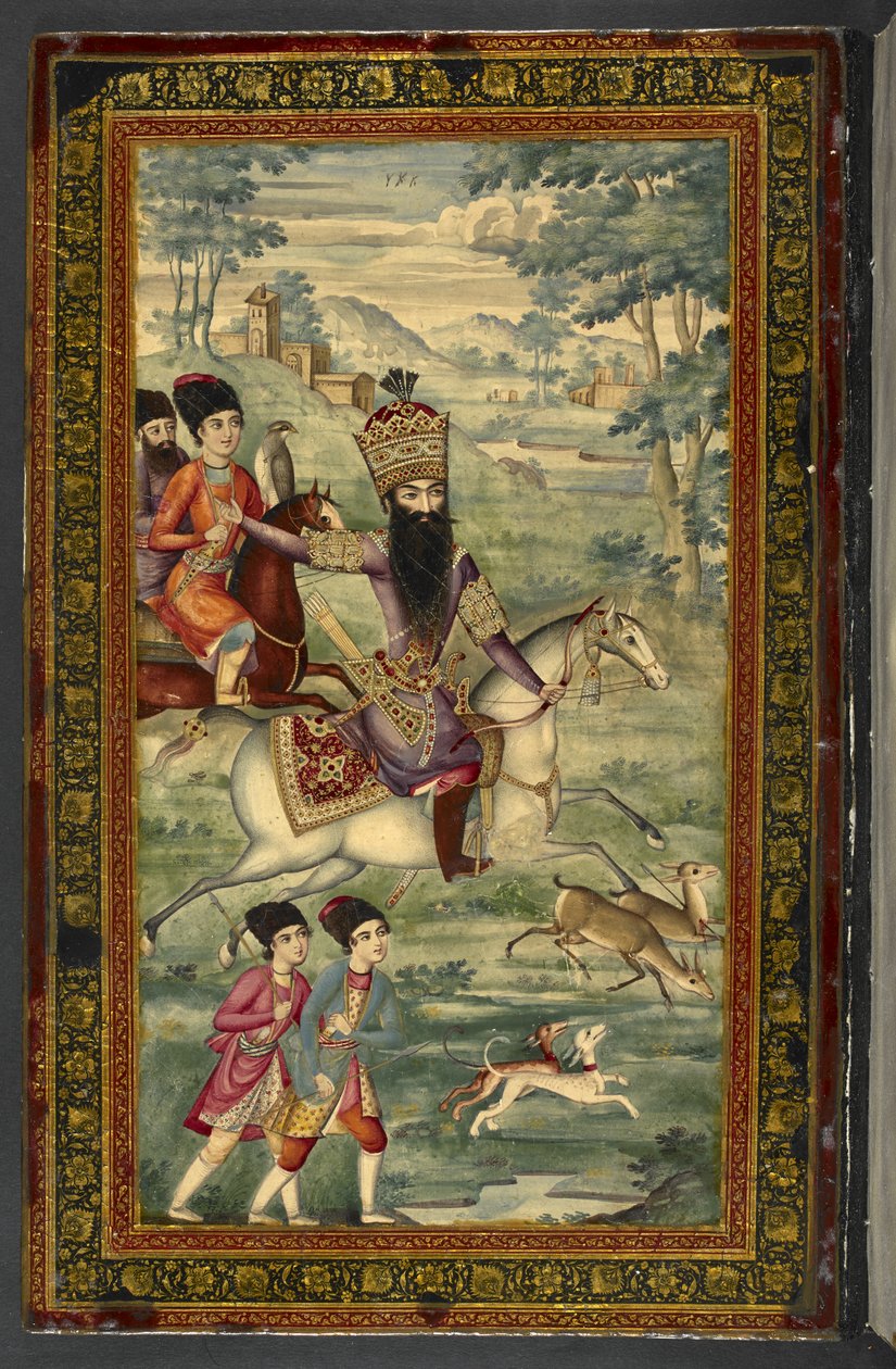 IO Islamic 3558 Portrét Fath-Ali Shah Qajar, 