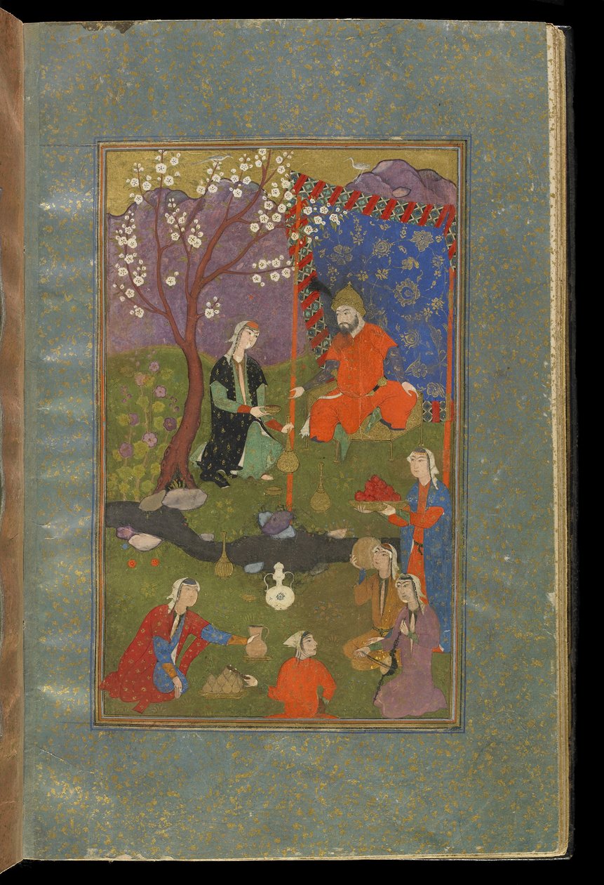 Jamshid v Khurshid, kolem 1600 od Persian School