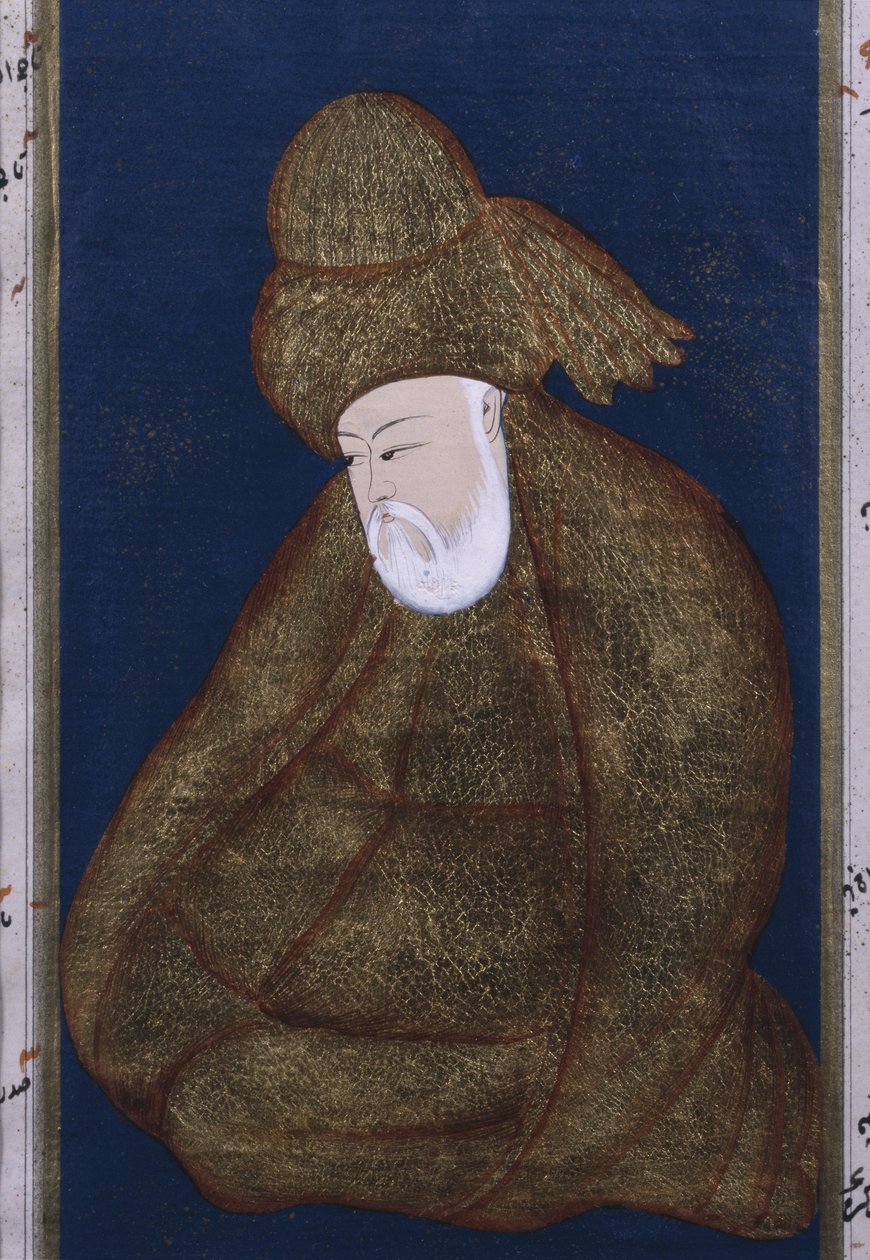 Omar Khayyam (zlato na papíře) od Persian School