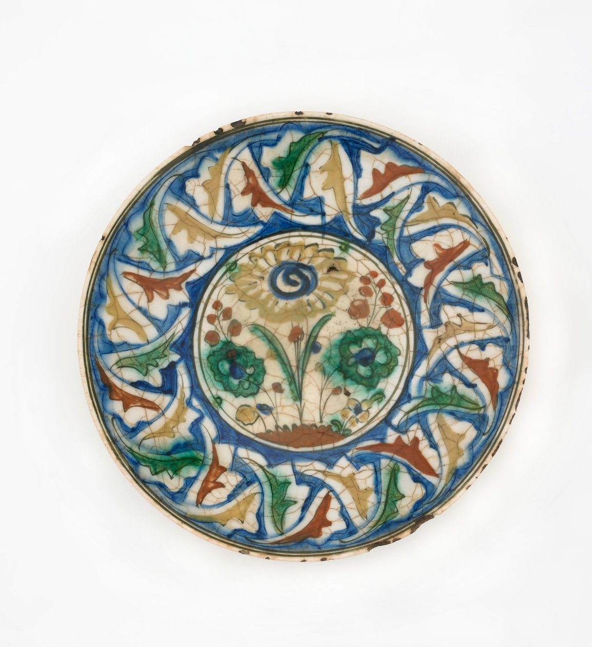Talíř, Írán, safavidské období, konec 16.-začátek 17. století (keramika) od Persian School