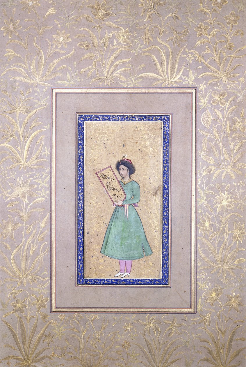 Portrét mládí, konec 17. století od Persian School