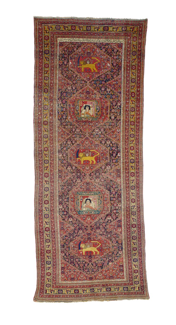 Koberec galerie Senneh, Západní Persie, 1837 od Persian School
