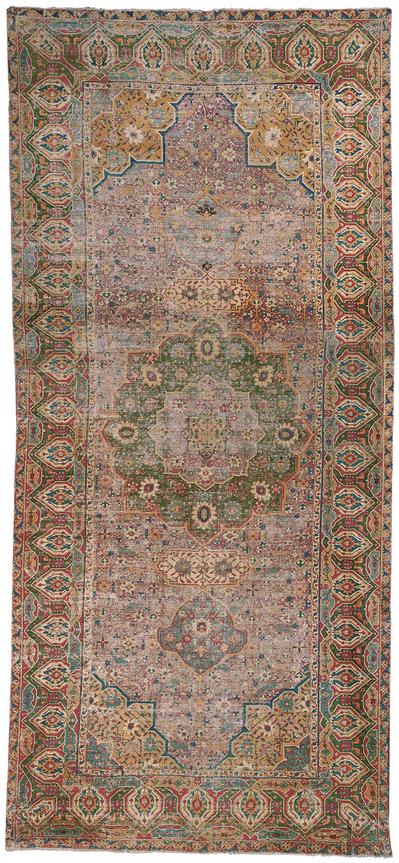 Tabriz medailonový koberec, Severozápadní Persie, polovina 16. století od Persian School