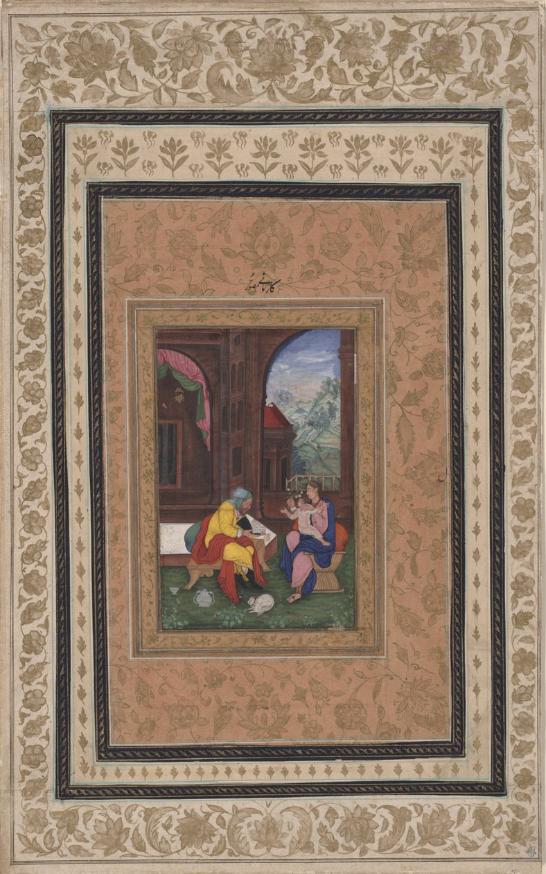 Svatá rodina, kolem roku 1625 od Persian School