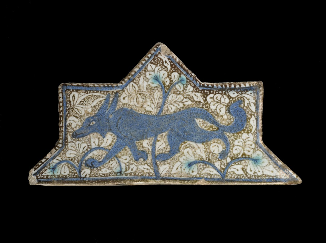 Dlaždice, Írán, dynastie Il-Khanidů, konec 13.-začátek 14. století (keramika) od Persian School