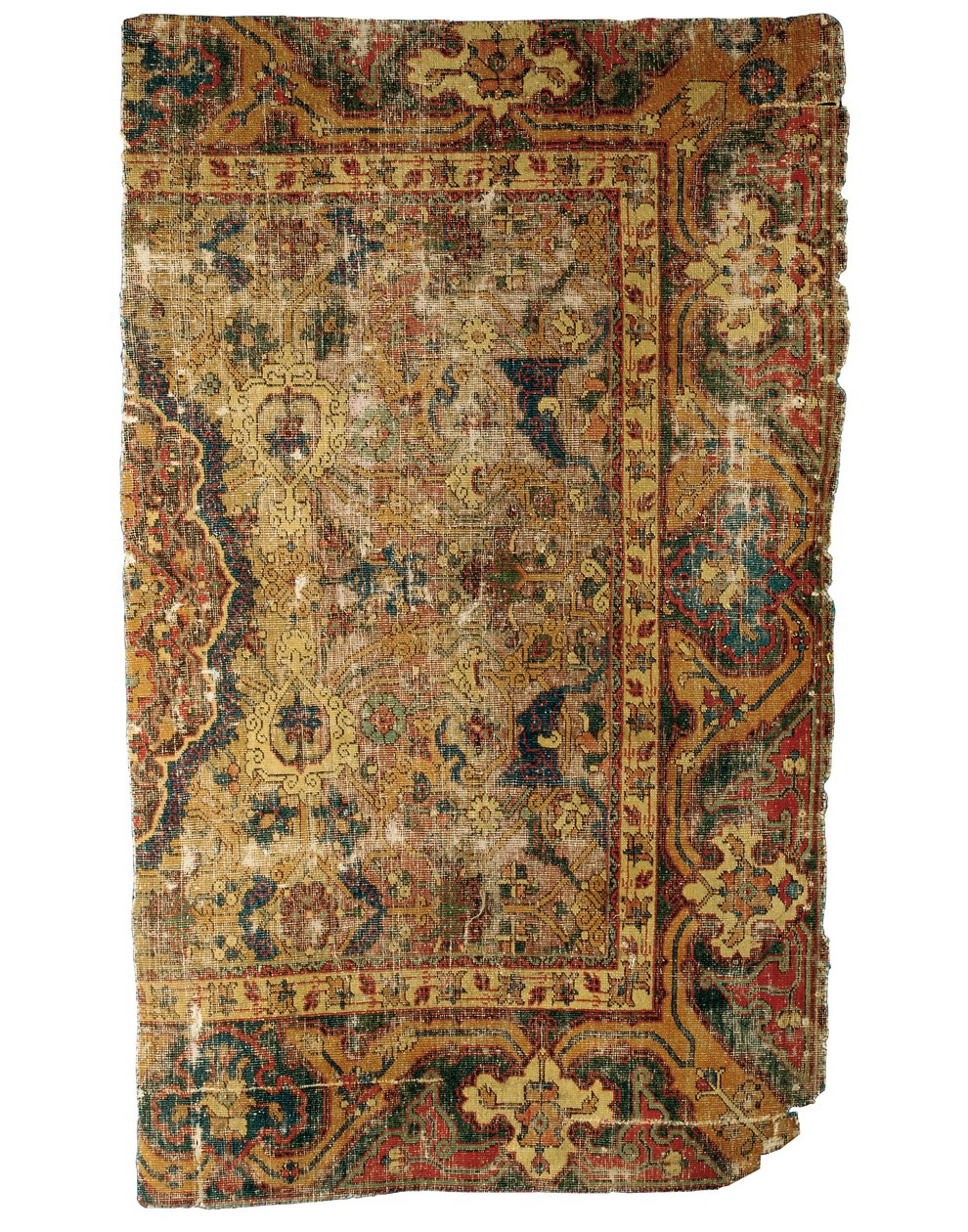 Neobvyklý malý fragment koberce s medailonem Tabriz, Severozápadní Persie, první polovina 16. století od Persian School
