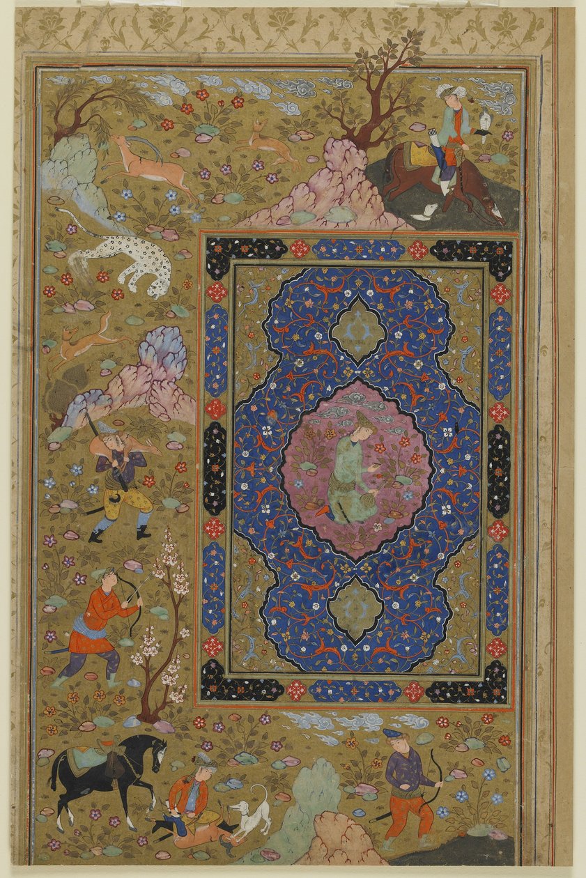 Mladý muž, kolem 1590-1610 od Persian School