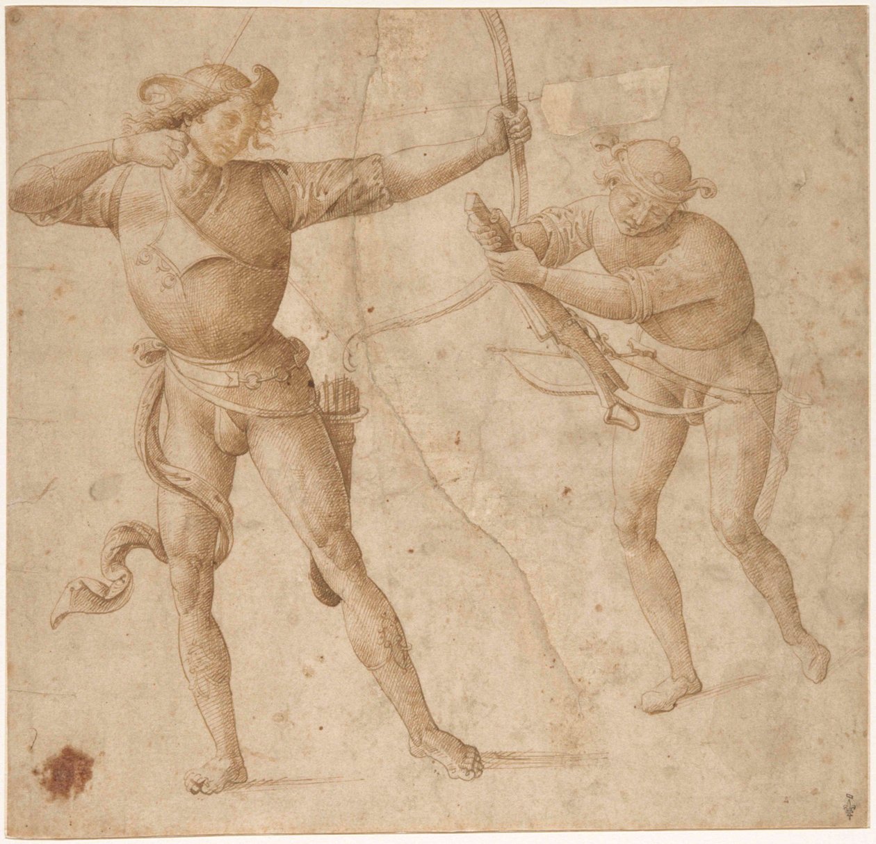 Lukostřelec a Arbalista, c. 1500. od Perugino