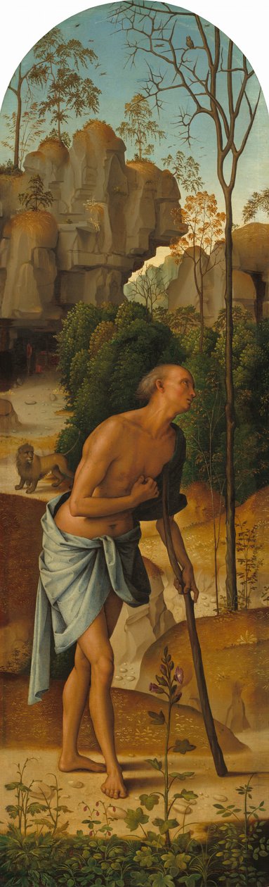 Ukřižování s Pannou Marií, svatým Janem, svatým Jeronýmem a svatou Marií Magdalenou..., c. 14821485 od Perugino