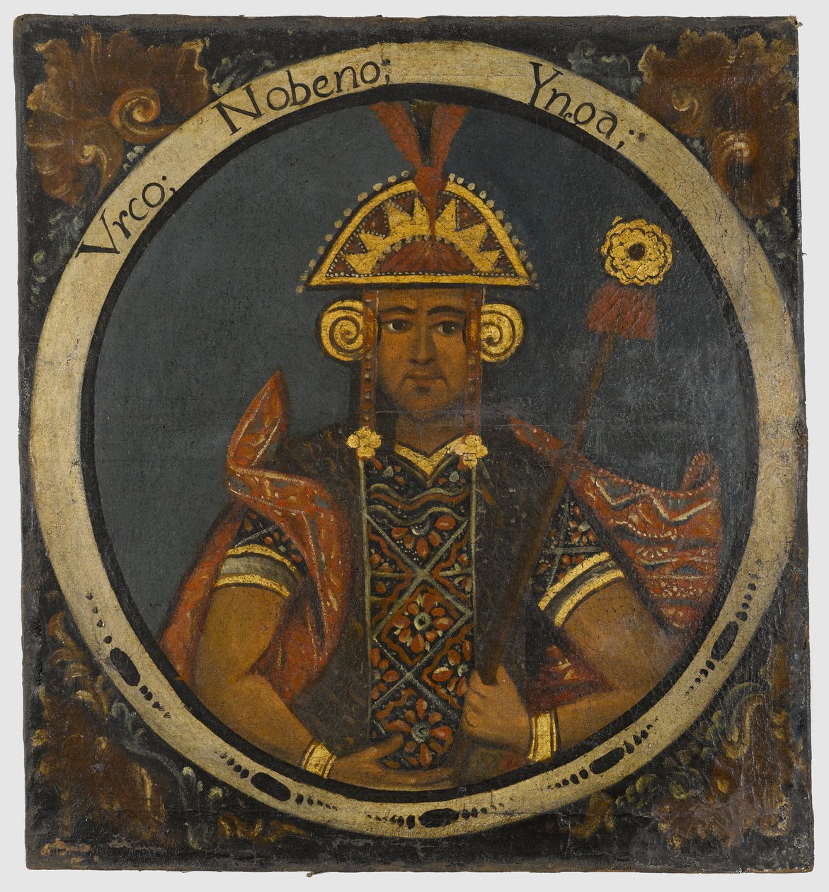 Urco, devátý král Inků, polovina 18. století od Peruvian School