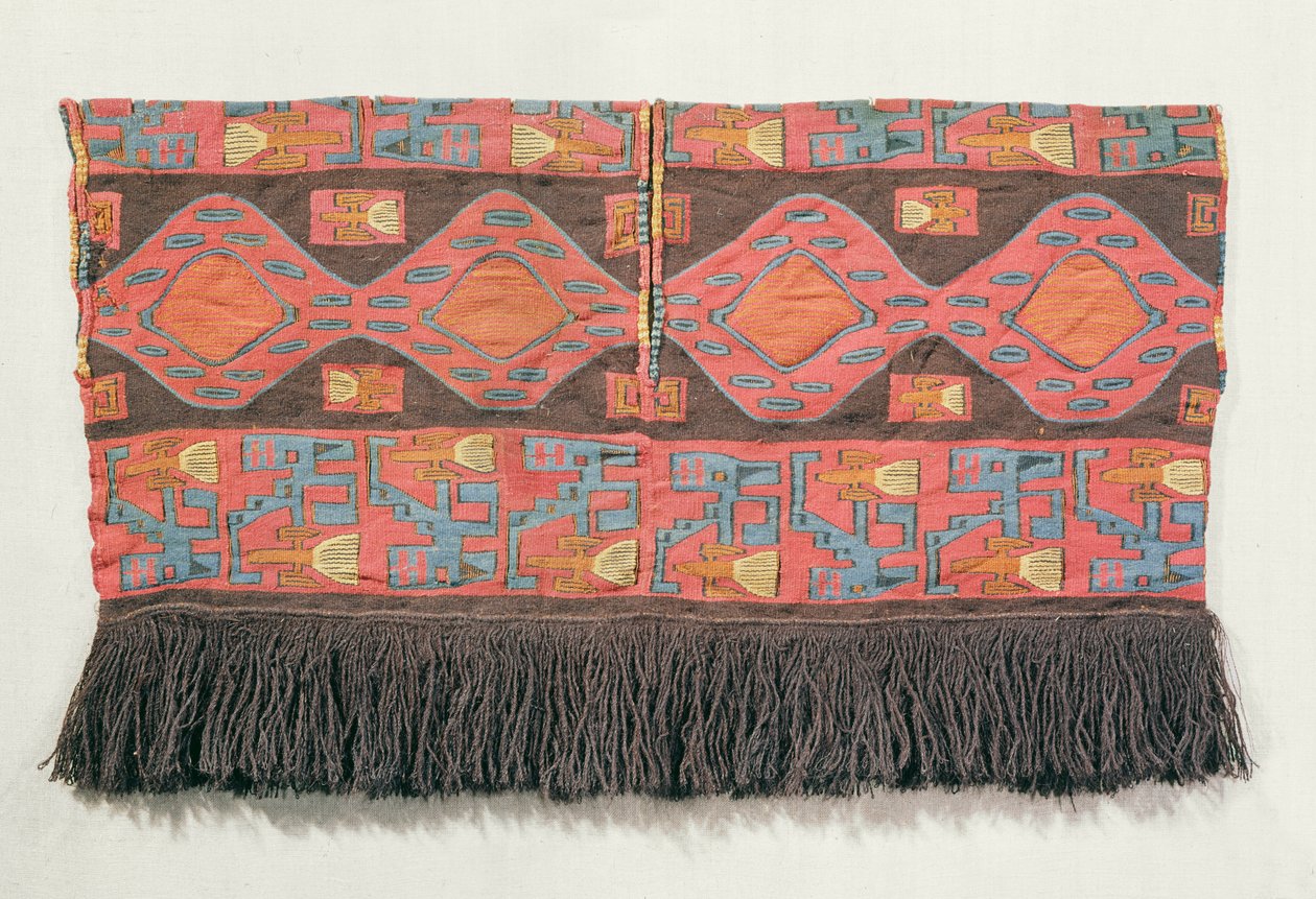 Košile z vlněné tapisérie, Nazca Culture (textil) od Peruvian School