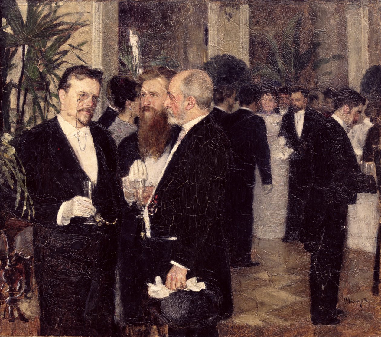 Na plese, 1900 od Peter Alexandrovich Nilus