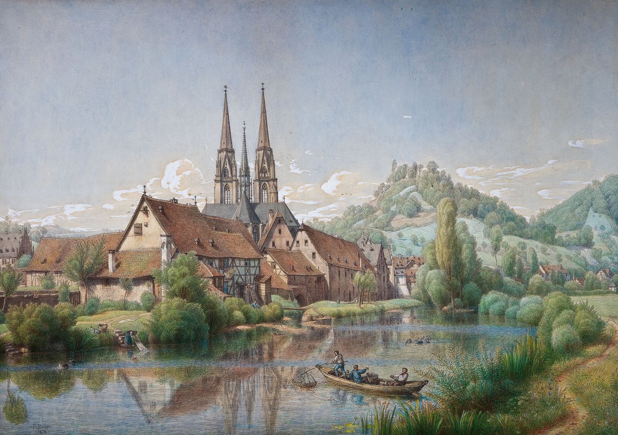 Pohled na Marburg od Peter Becker