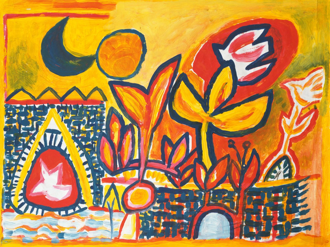 Song to the Sun and Moon, 1990 (kvaš) od Peter Davidson
